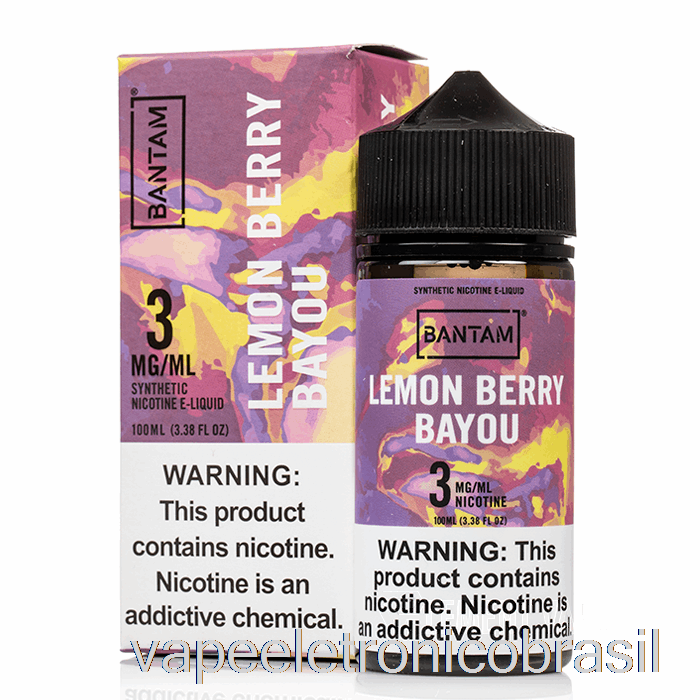 Vape Eletrônico Limão Berry Bayou - Vape Bantam - 100ml 6mg